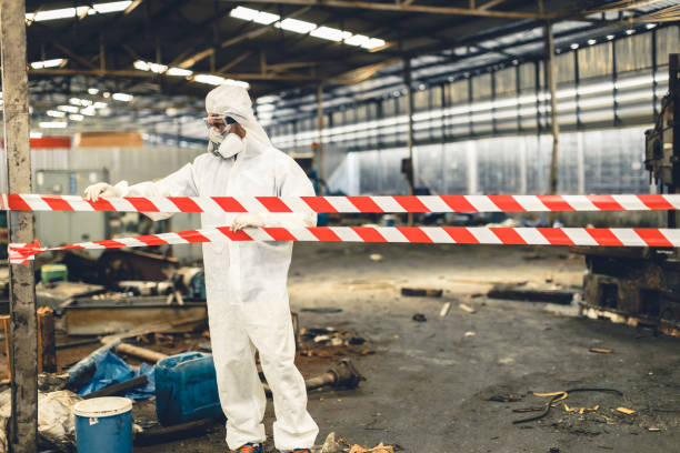 Professional Crime Scene Cleanup technician working in Ashton, MD